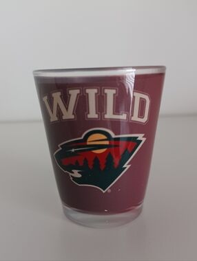 Minnesota Wild NHL‎ Hockey Shot Glass Drinkware Collectible